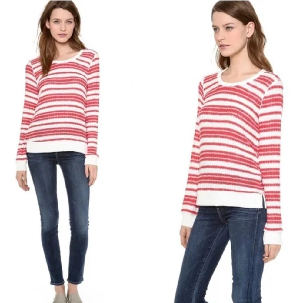 Splendid Lightweight Knit Stripe Sweater